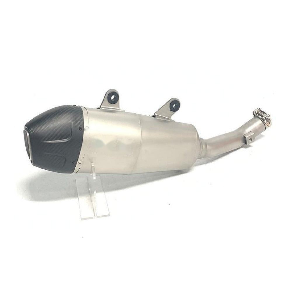 Stainless Steel Slip-On Silencer – Carbon End Cap | Kayo K6R 2026+