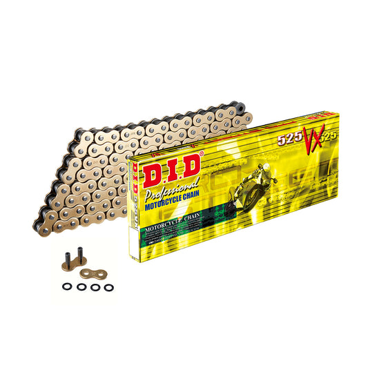 DID 525 VX X-Ring Chain – Gold/Black