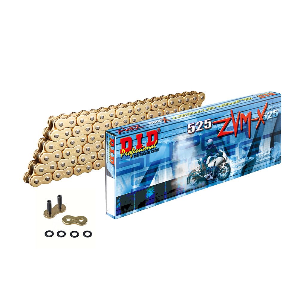 DID 525 ZVM-X X-Ring Chain – Gold/Gold