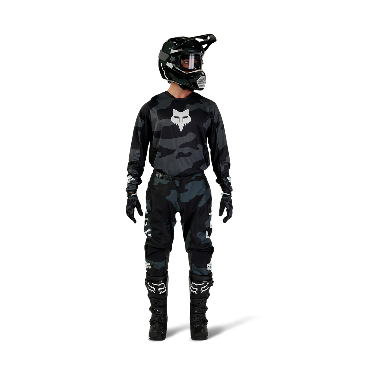 Fox 180 BNKR MX Jersey - Black/Camo