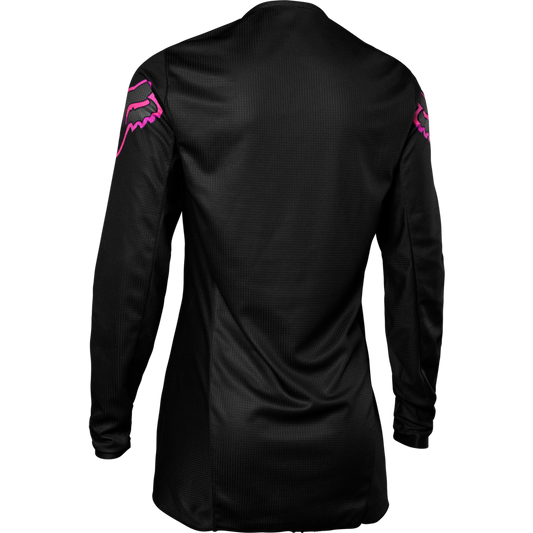 Fox Blackout Women's MX Jersey - Black/Pink