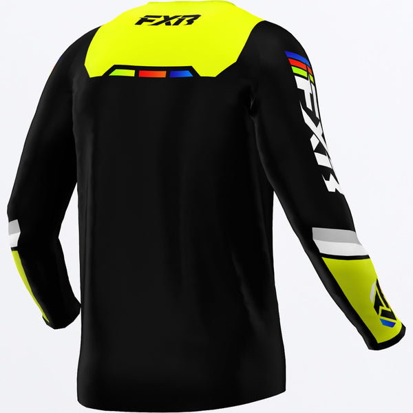 FXR Apex MX Jersey - Black/Yellow