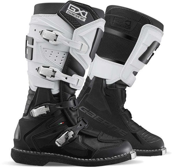 Gaerne GX1 Motocross Boots - White/Black