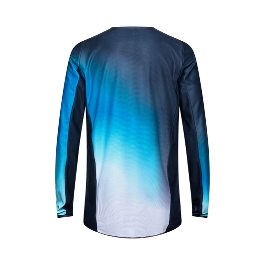 Fox 180 Air Haze MX Jersey - Black/Grey/Blue