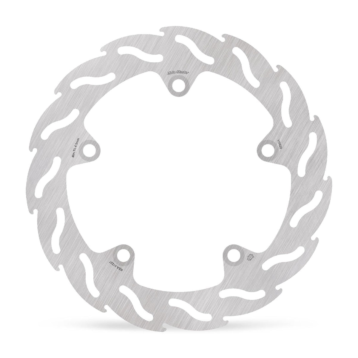 Moto-Master Flame Brake Disc Rear Fixed with ABE