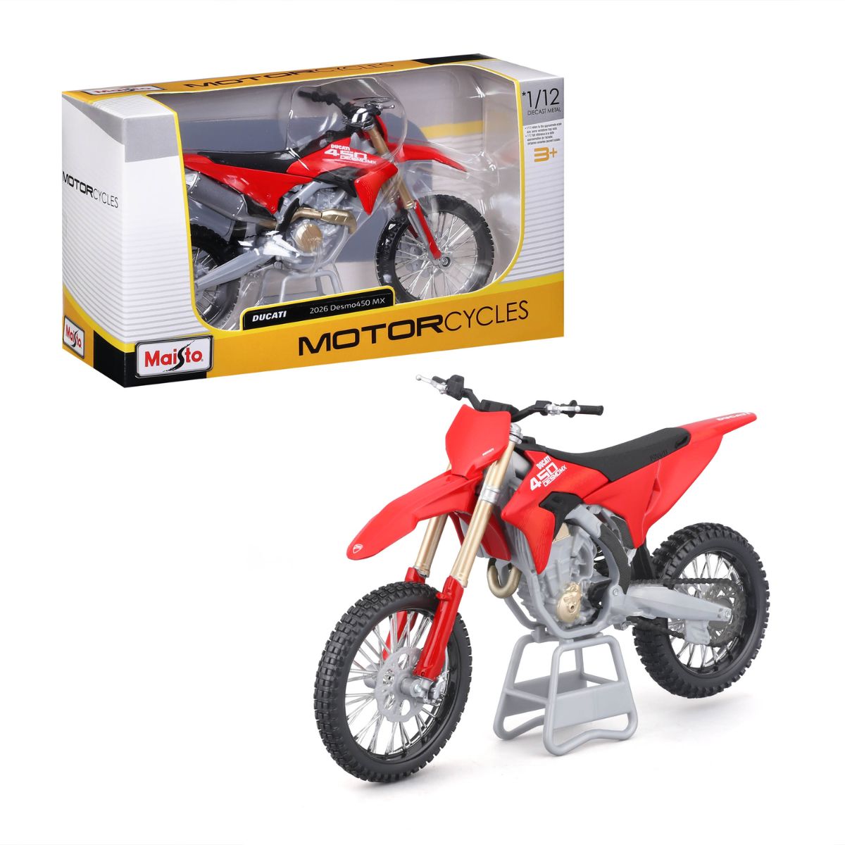 Maisto Ducati Desmo450 MX 1:12 model