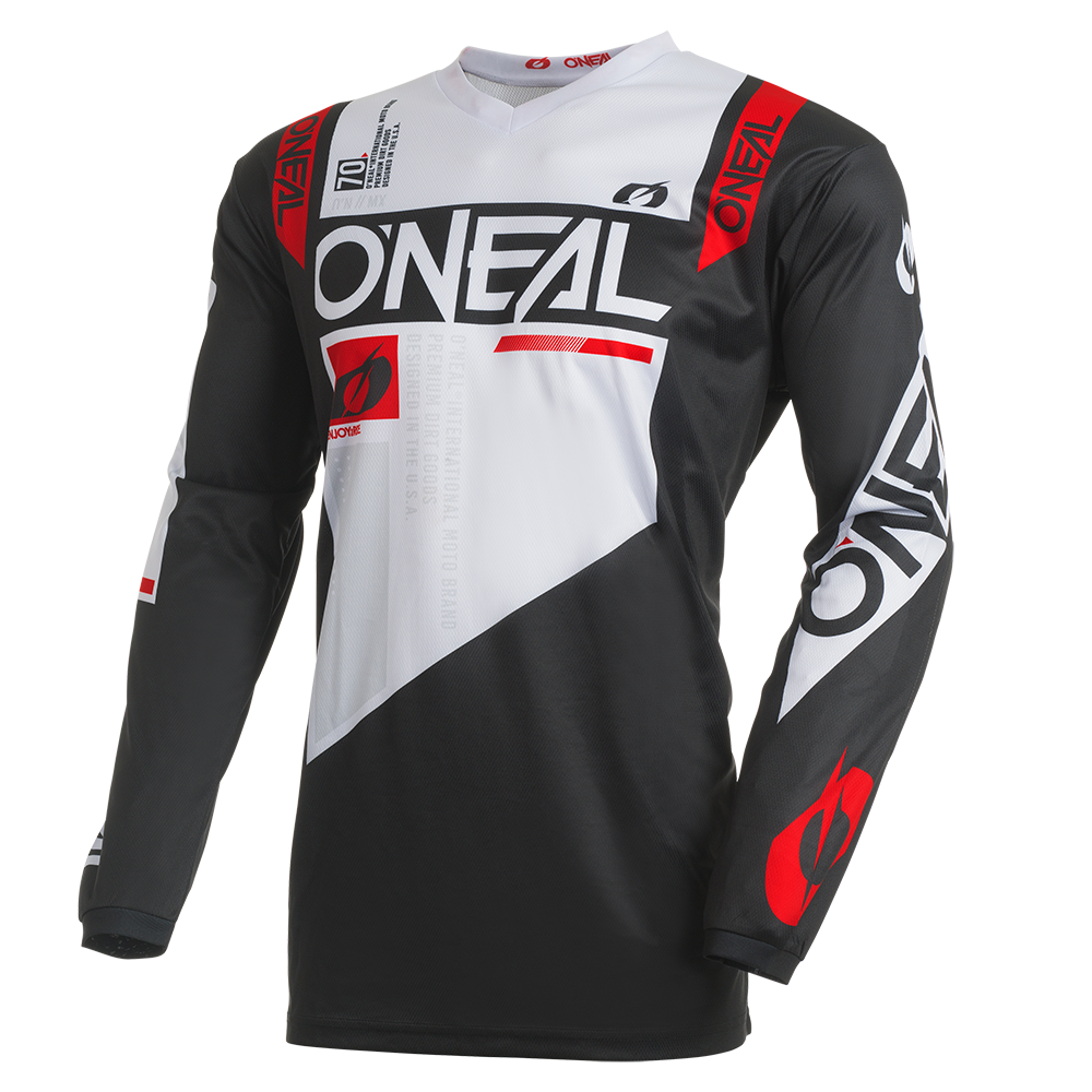O'Neal Element Factor MX Jersey - White/Black