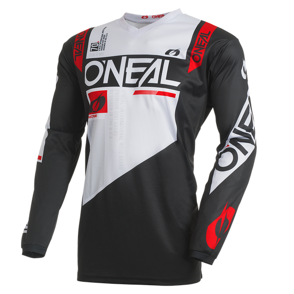 O'Neal Element Factor MX Jersey - White/Black