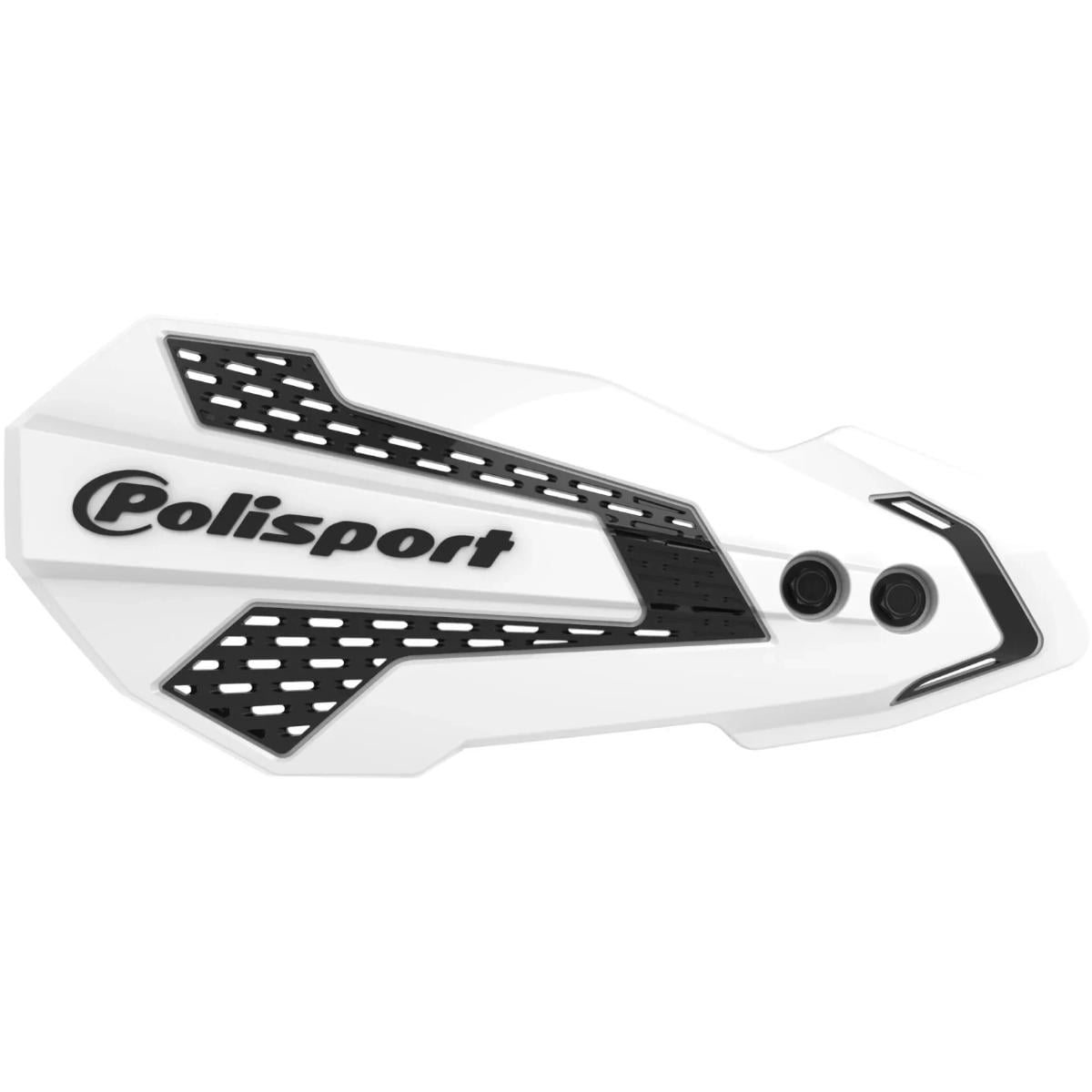 Polisport MX Flow Handguards - White/Black