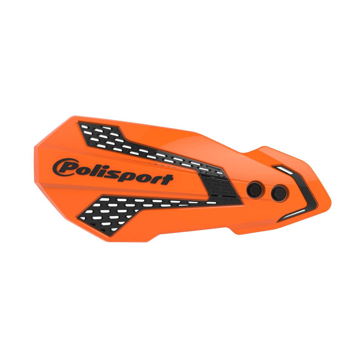 Polisport MX Flow Handguards - Orange/Black