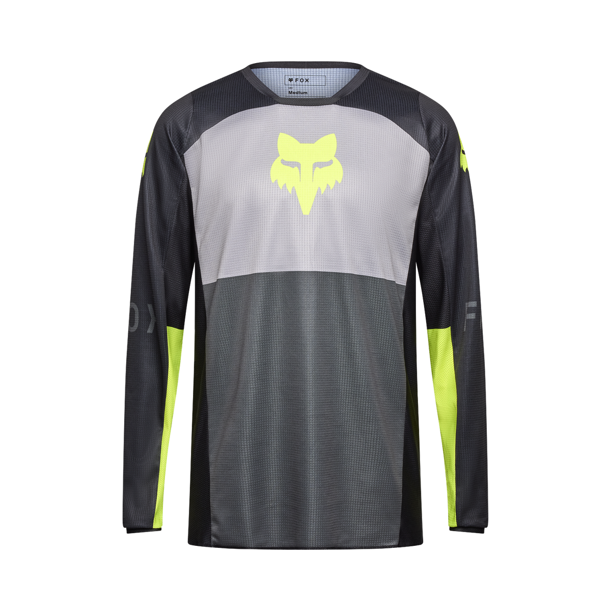 Fox 180 Flow MX Jersey - Black/Yellow/Grey