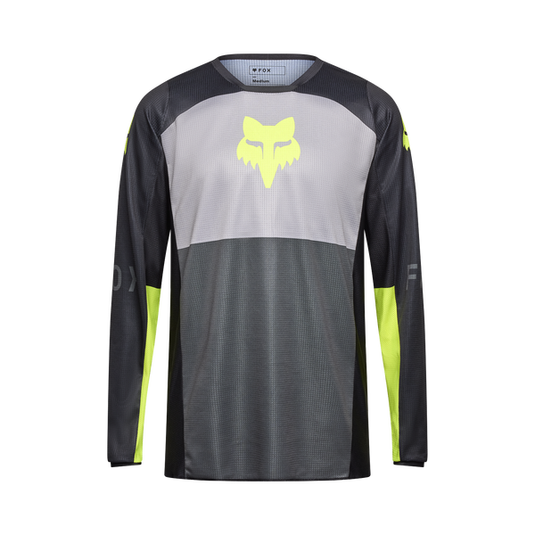 Fox 180 Flow MX Jersey - Black/Yellow/Grey