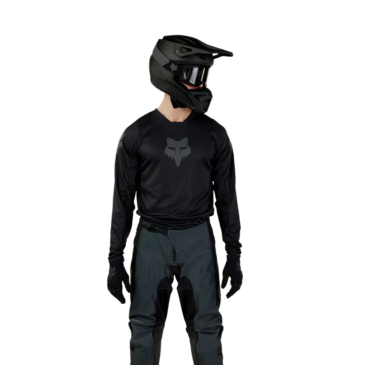 Fox 180 Blackout MX Jersey - Black