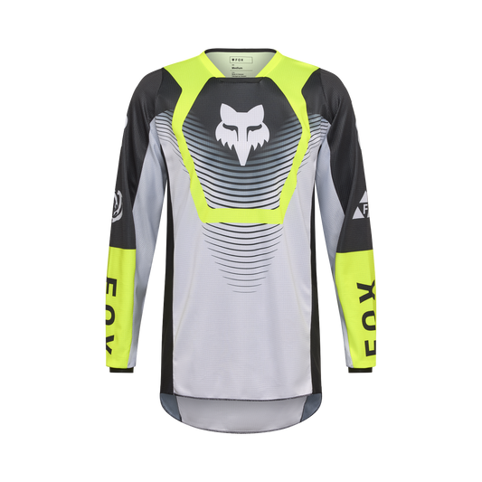 Fox 180 Collect MX Jersey - Grey/Yellow