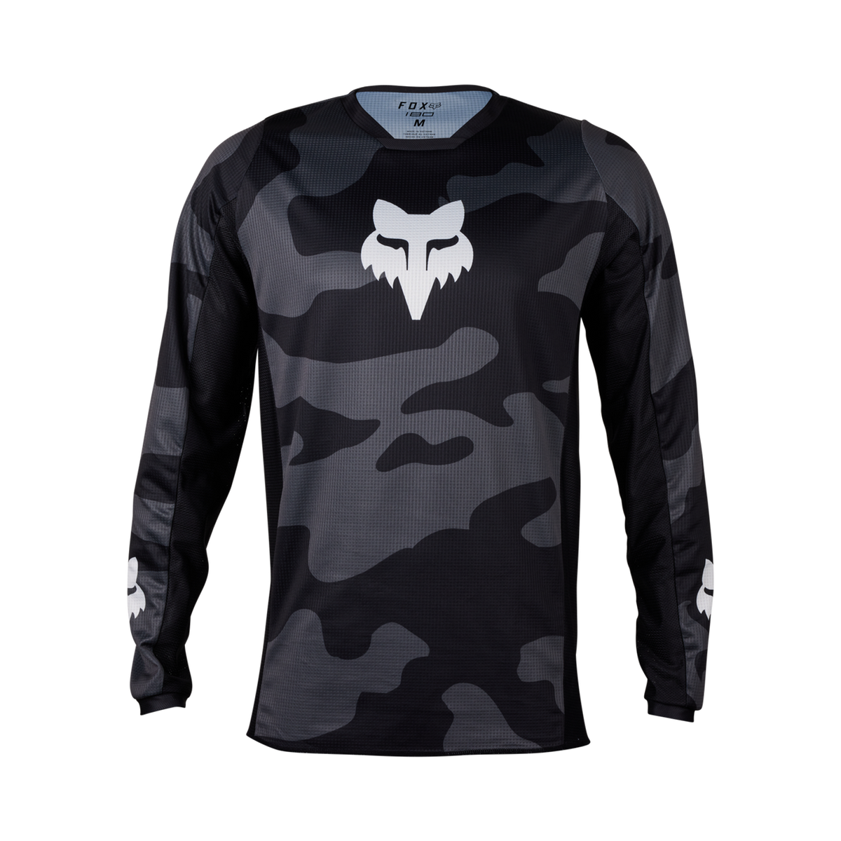 Fox 180 BNKR MX Jersey - Black/Camo